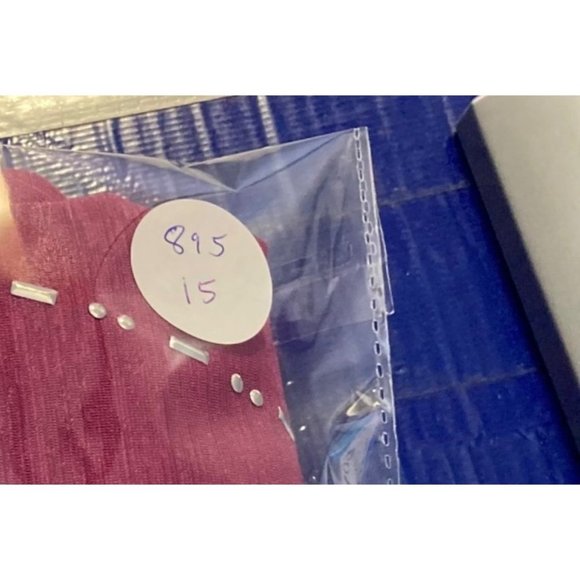 CATO Women Size 22 / 24W Metallic Beaded Pink Sparkle Blouse Bat Sleeve NWOT - Picture 6 of 7